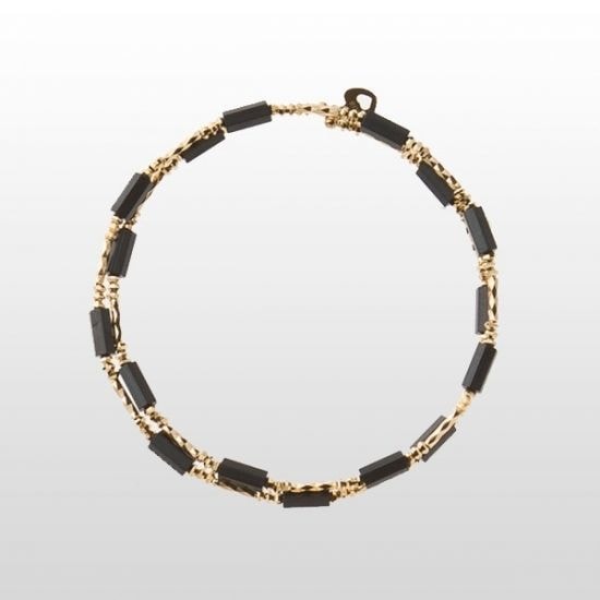 K18YG ZEUSブラックブレス A